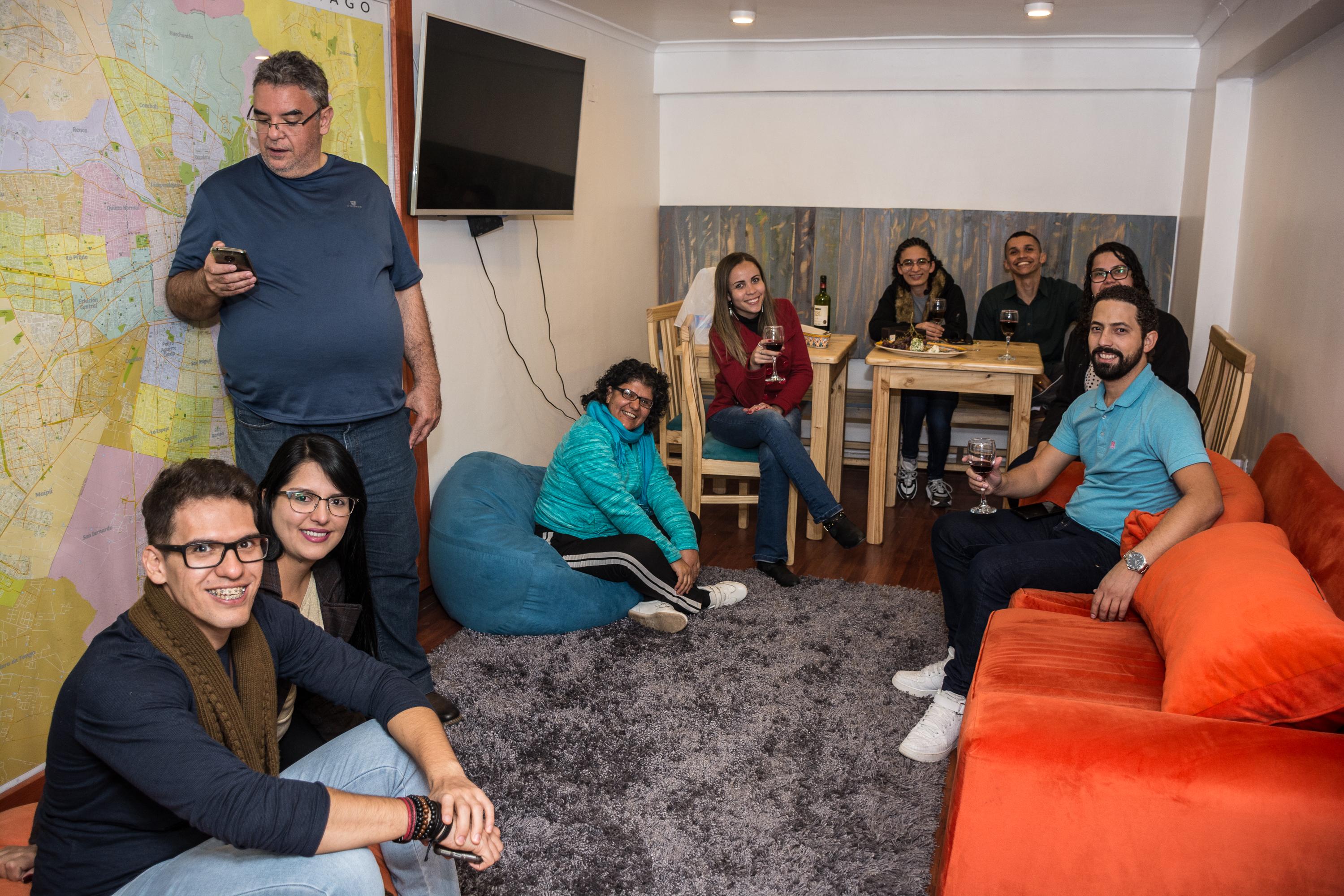 סנטיאגו Hostal Casa Aborigen מראה חיצוני תמונה