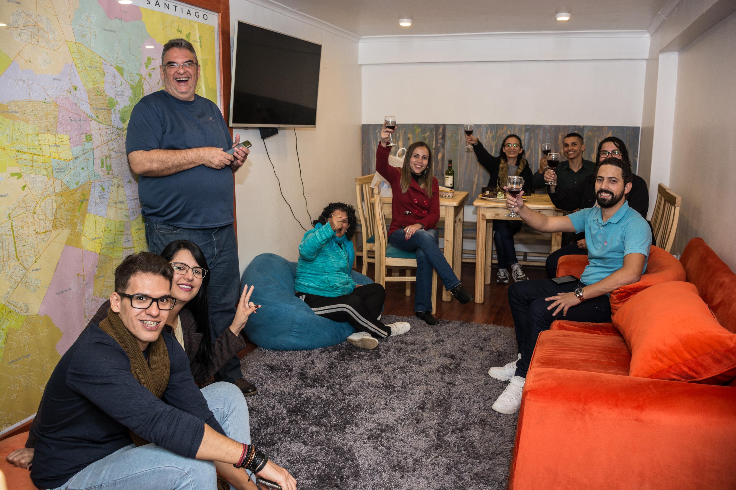 סנטיאגו Hostal Casa Aborigen מראה חיצוני תמונה