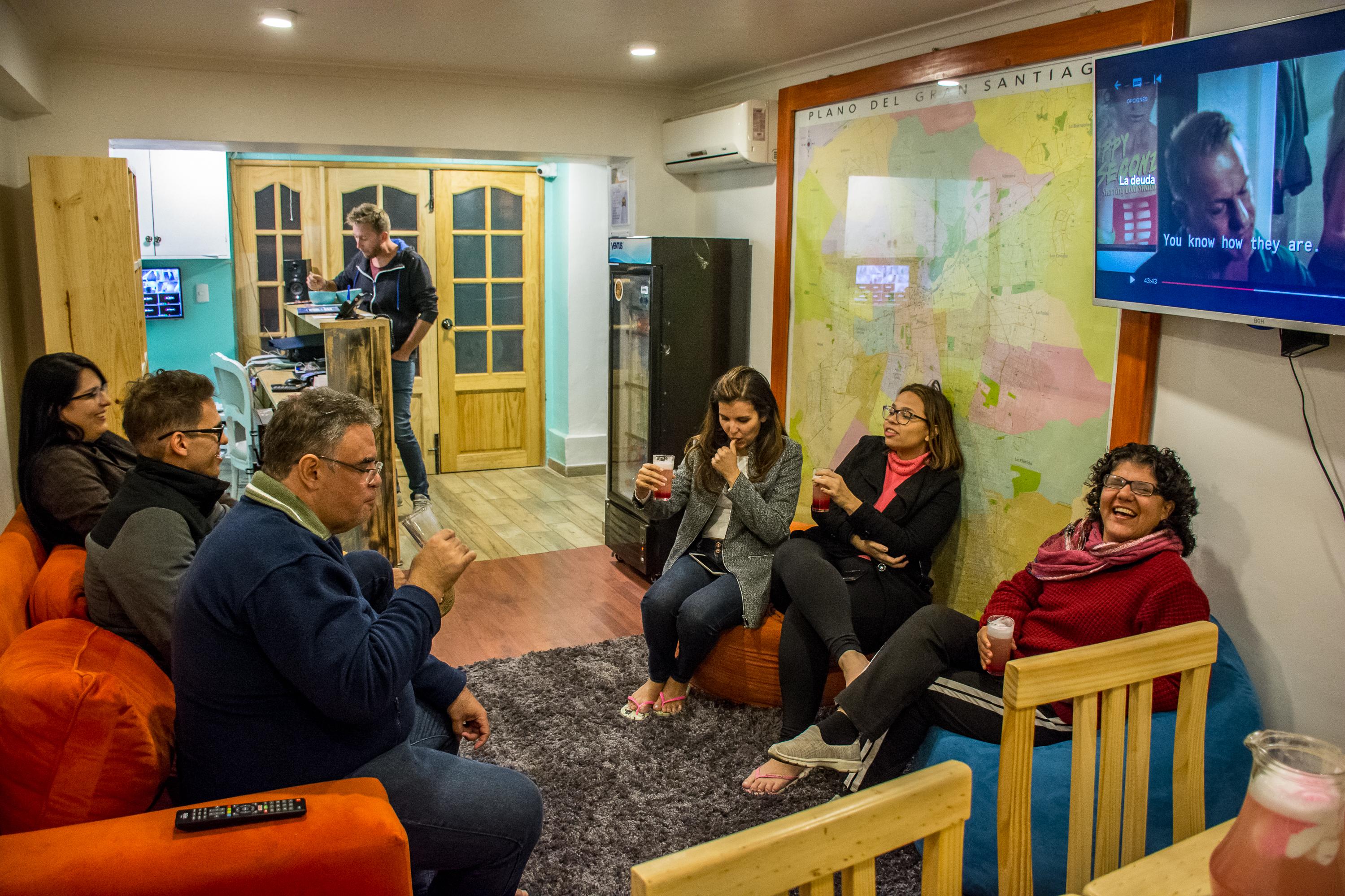סנטיאגו Hostal Casa Aborigen מראה חיצוני תמונה
